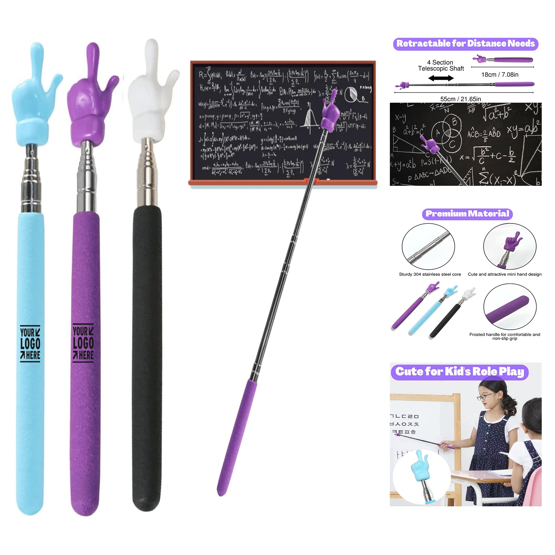 Mini Hand Pointer Finger Pointer Stick 2
