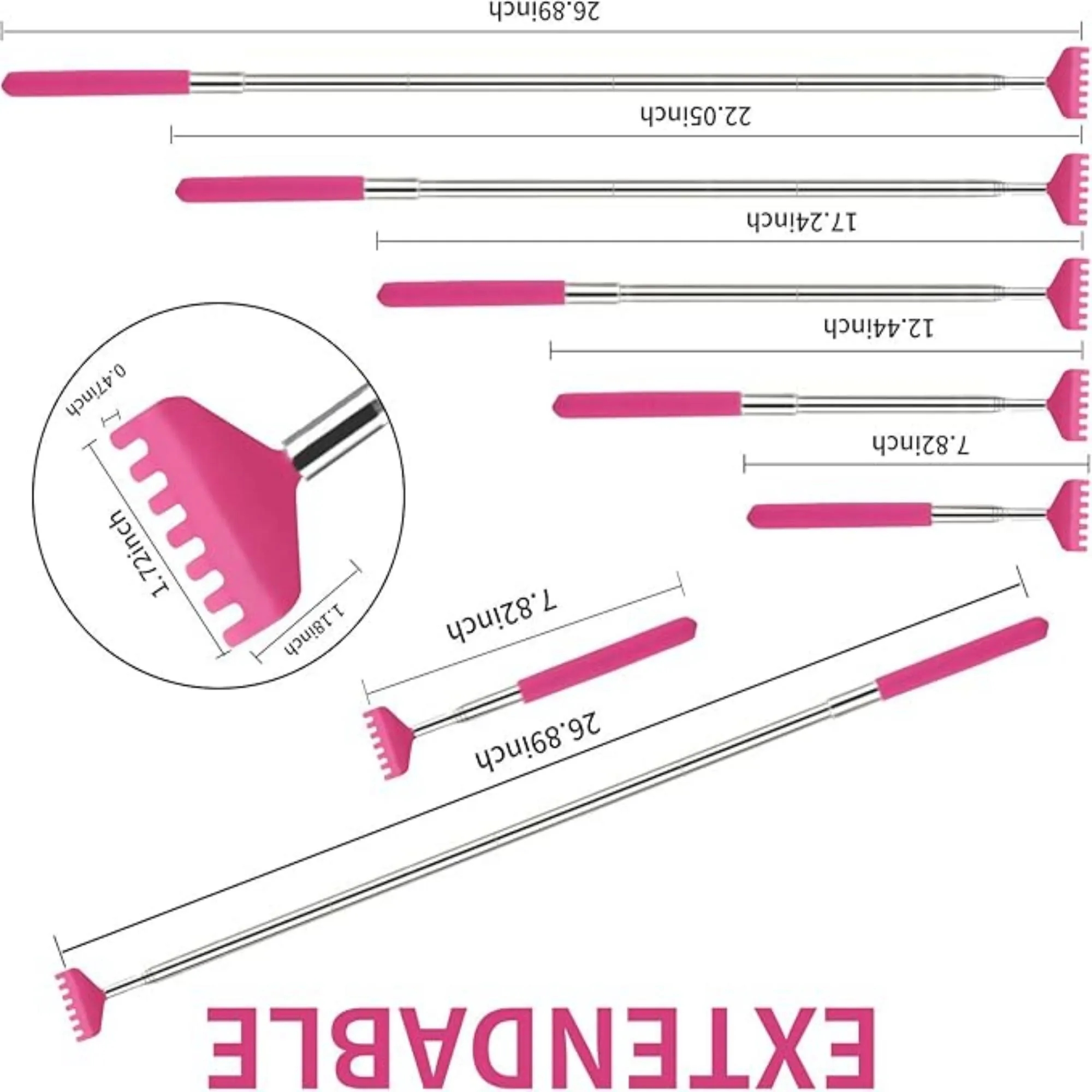 Back Scratcher extendable Retractable Massagers 2