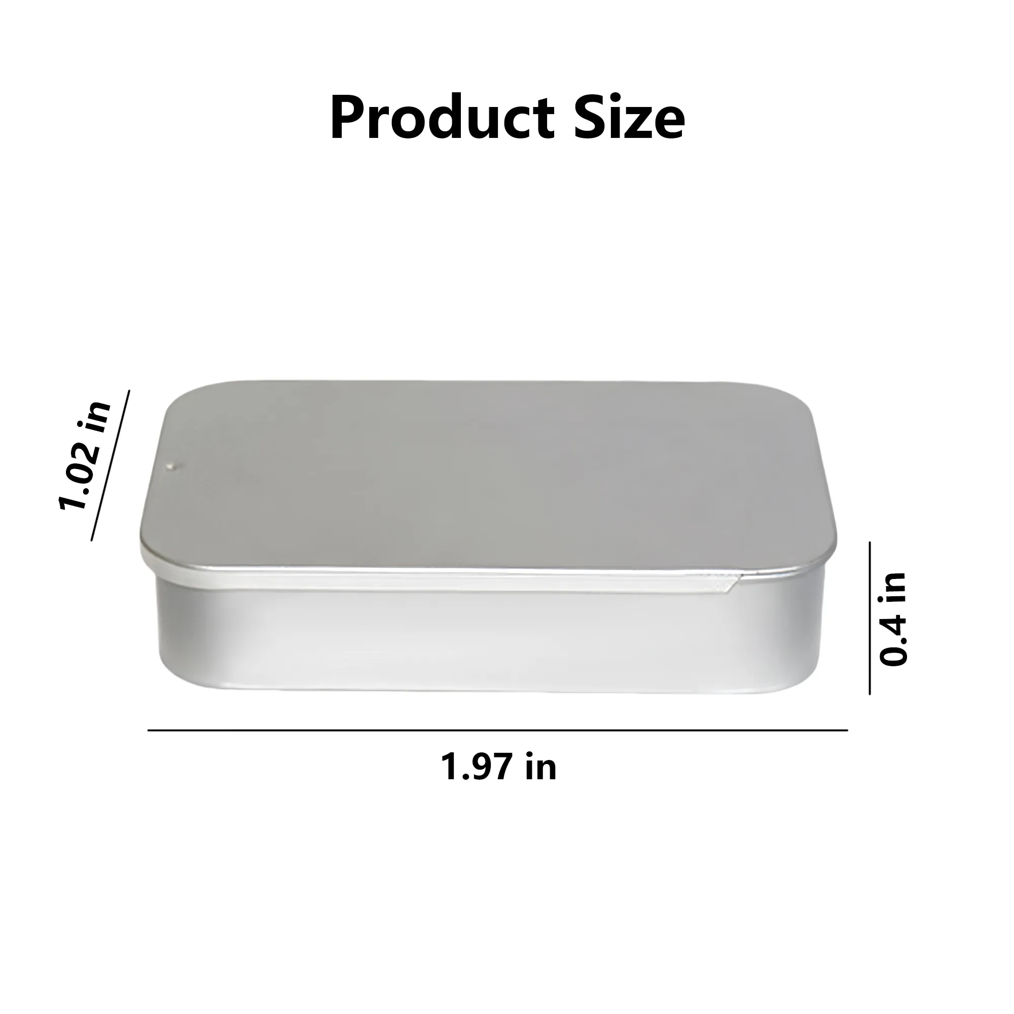 Sliding Lid Tin Box 6