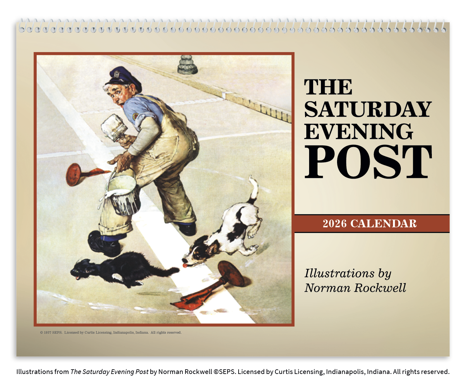 Triumph® Calendars The Saturday Evening Post Illustrations by Norman Rockwell Calendar 8