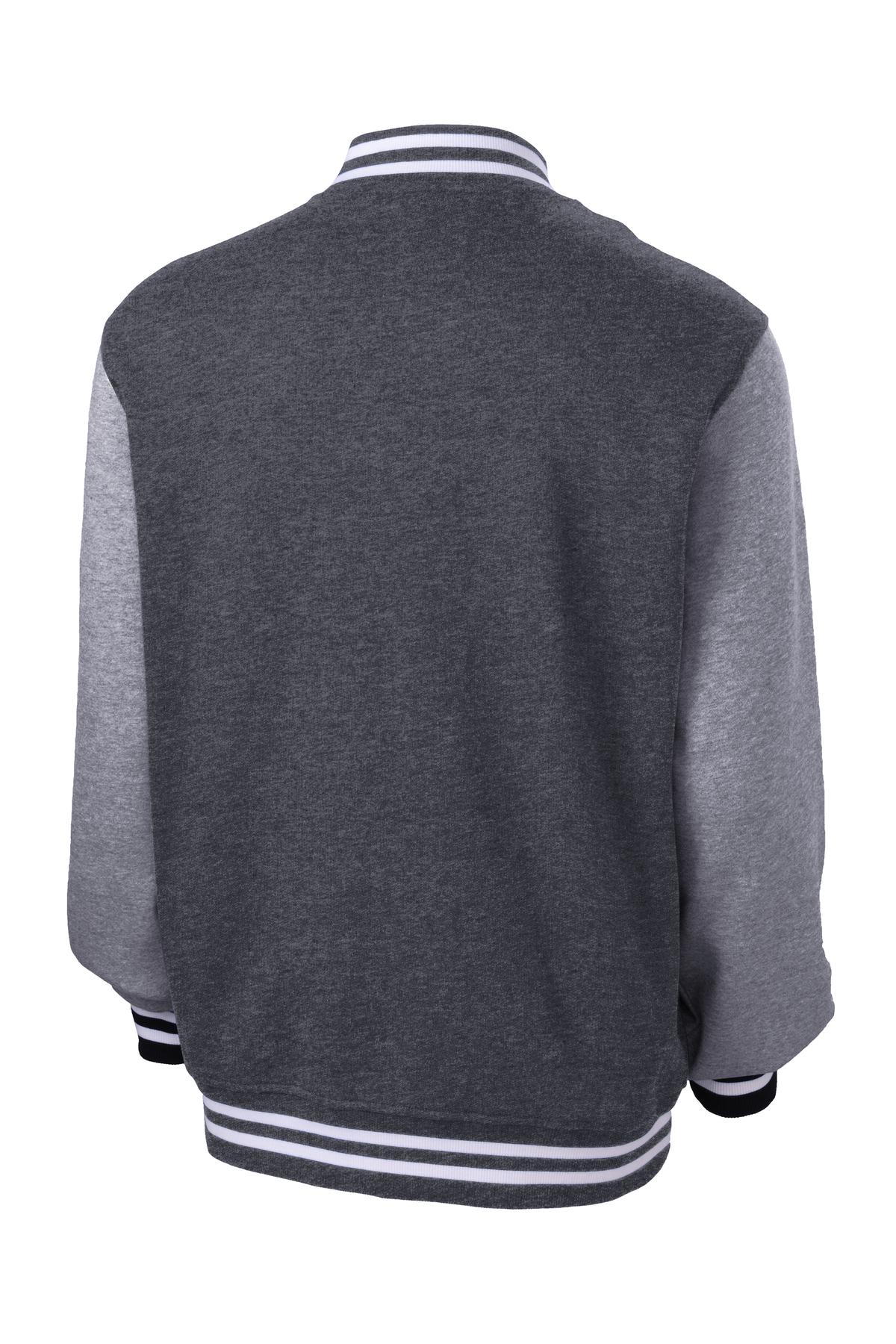 Sport-Tek Fleece Letterman Jacket. ST270 19