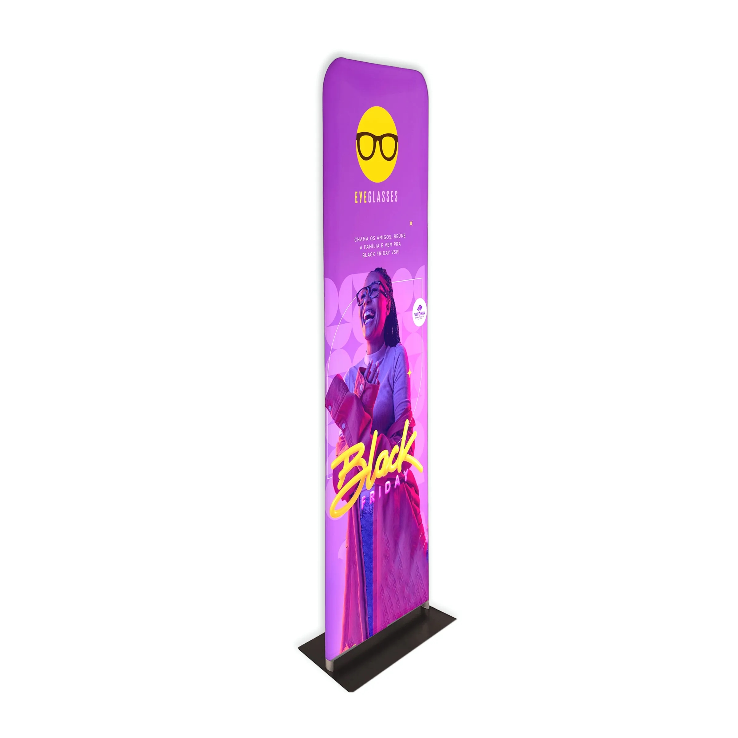 Tube Banner, Double Sided Digitally Printed - 10'x3' 1