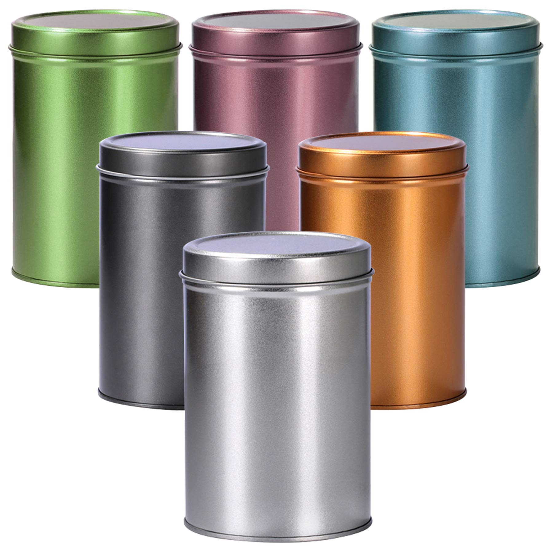 Welded Coffee Tea Tin Canisters 1