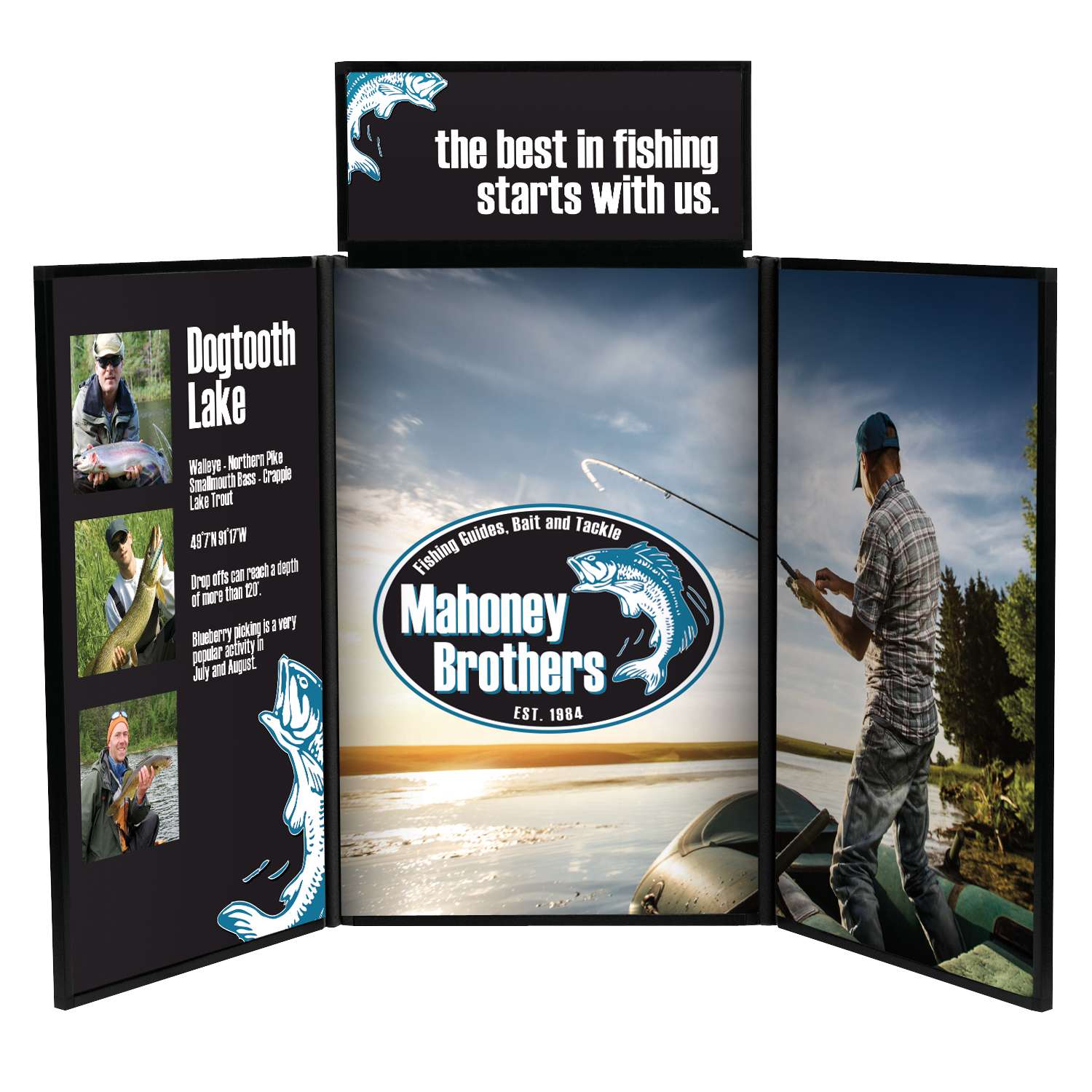 4' Fast Trak Display Kit (Full Graphic Panels)