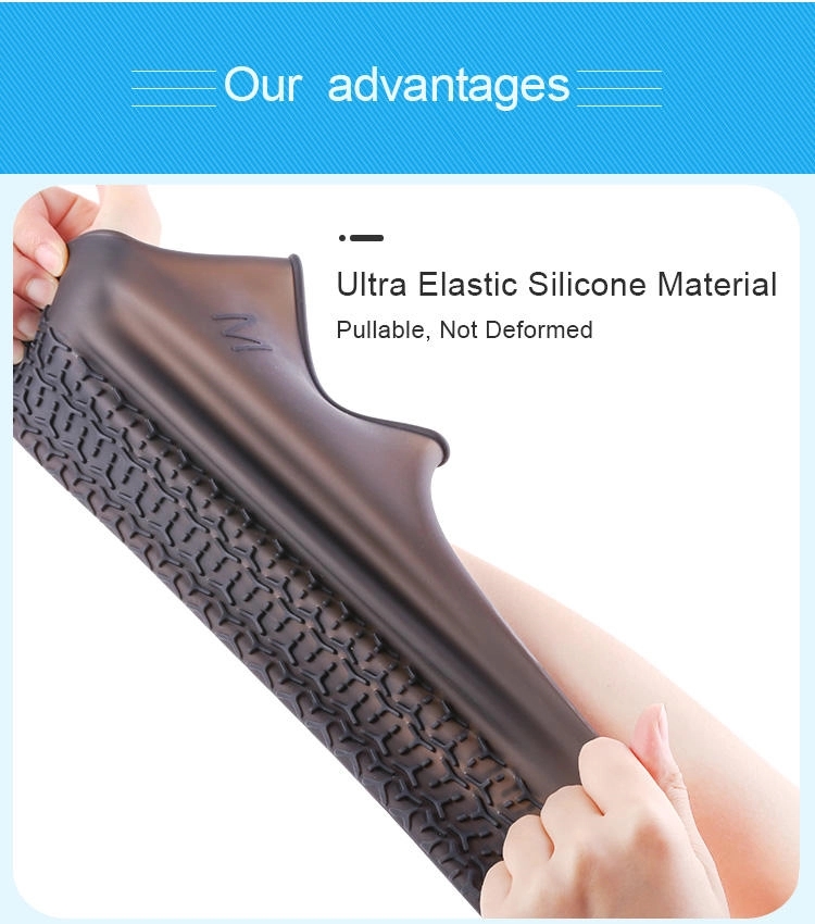 Silicone Waterproof Reusable Non Slip Boot and Shoe Cover 1