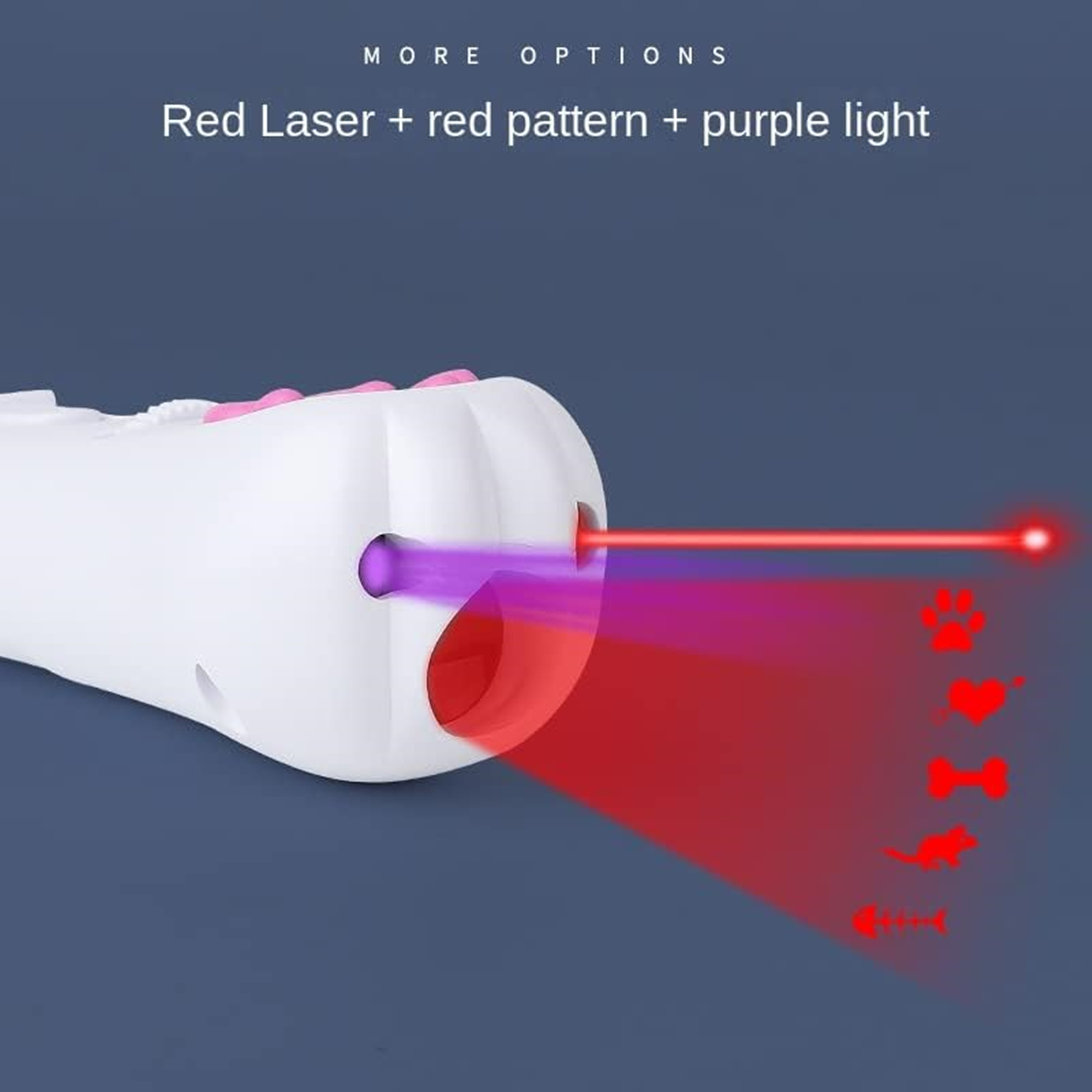 Mini Cat Toys LED Laser Pointer USB Rechargeable 4