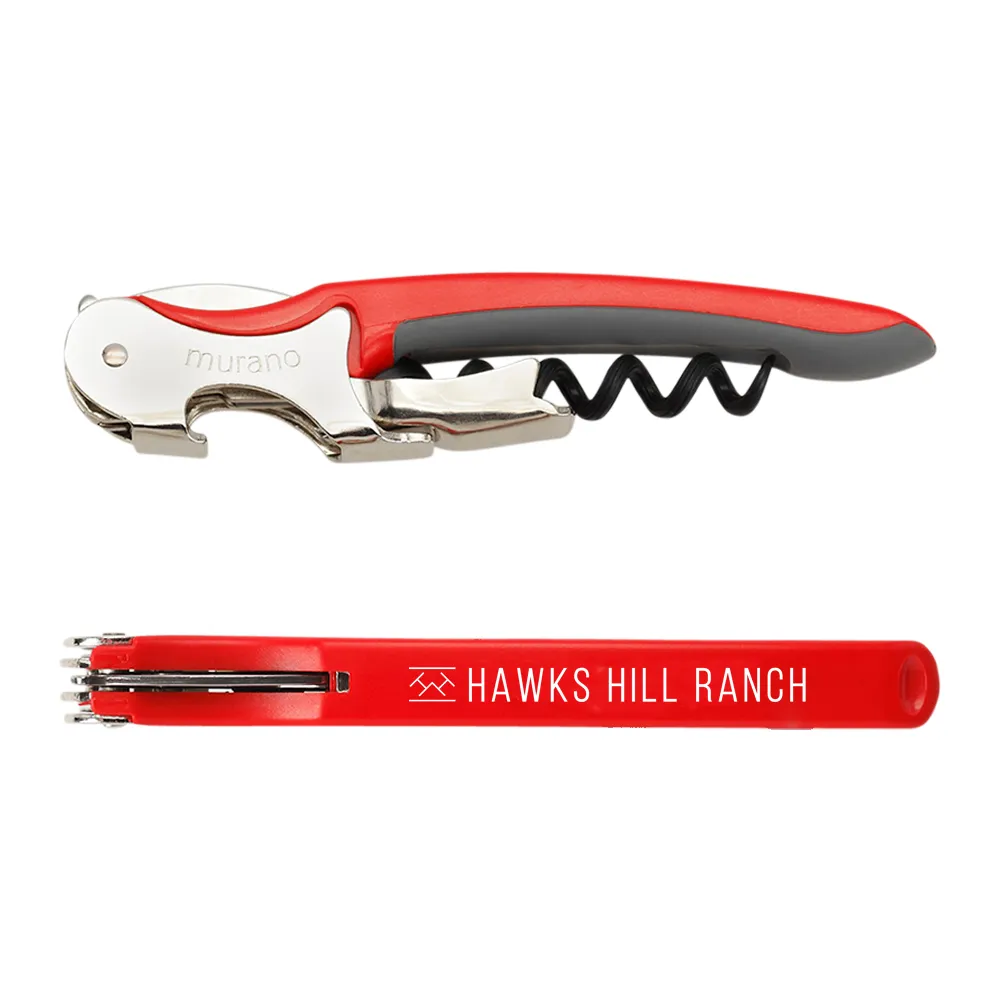 Murano Soft-Touch Italian Two-Step Waiters Corkscrew 13
