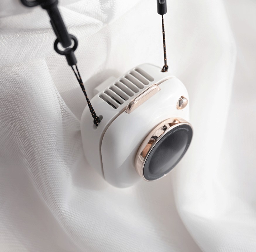 Camera Shape Misting Hanging Neck Fan 3