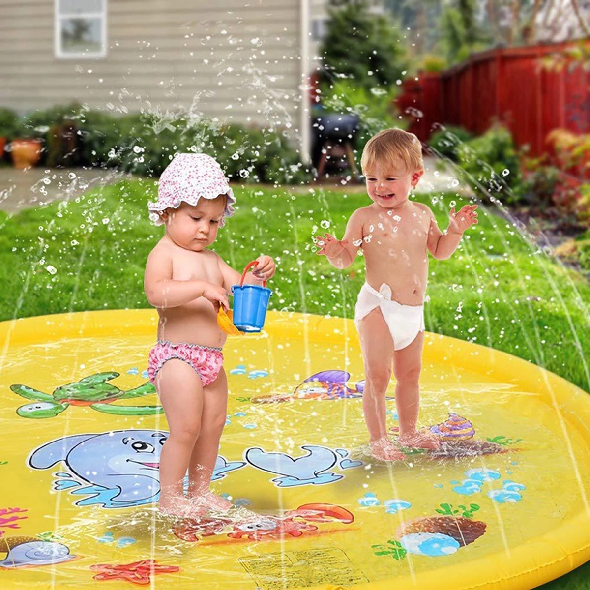Pad Sprinkler For Kids Splash Play Mat 3