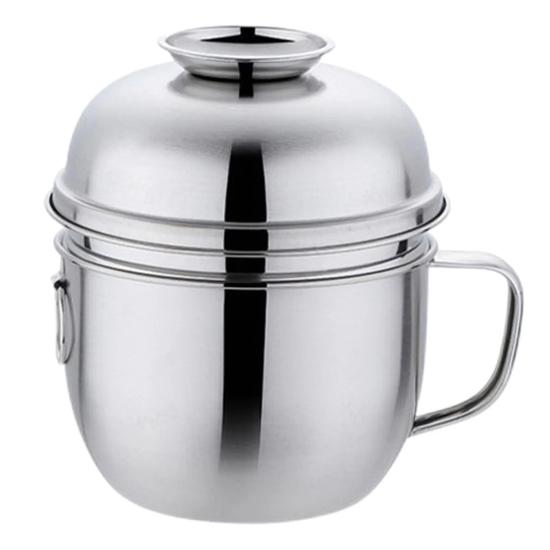 Stainless Steel Round Lunch Box 2