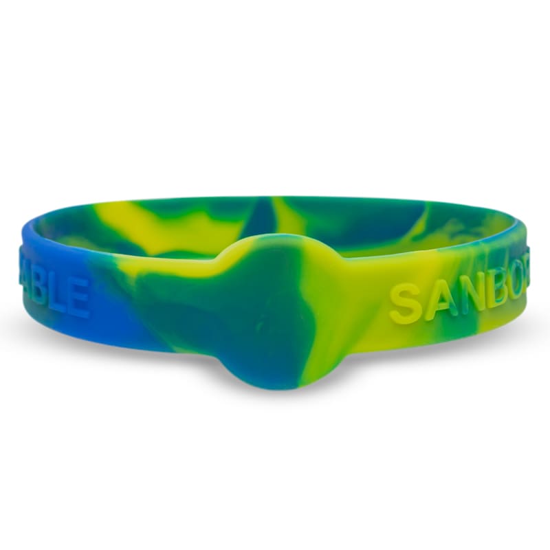 1/2 Inch Embossed Figured Wristbands 156
