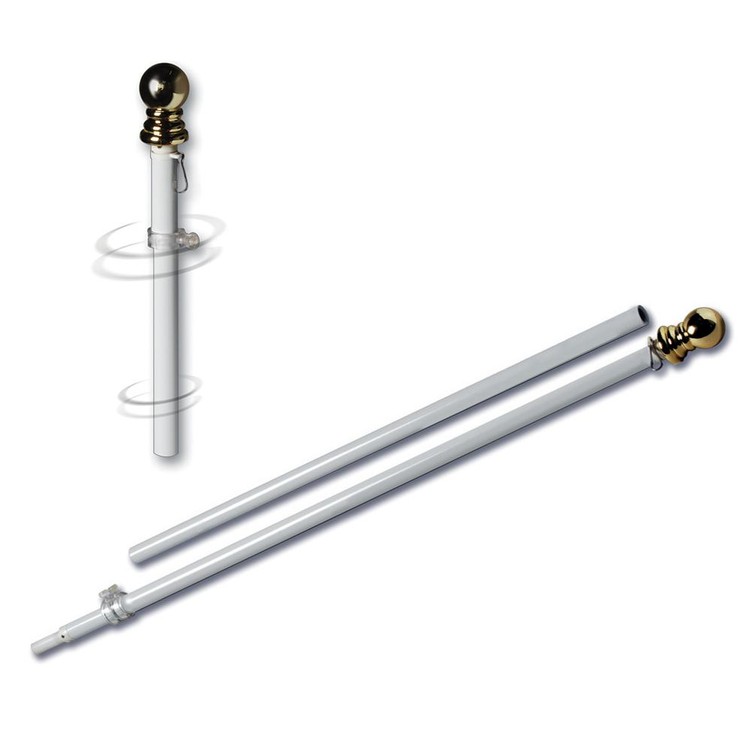Spinning Flag Pole Set - 5' Length 1