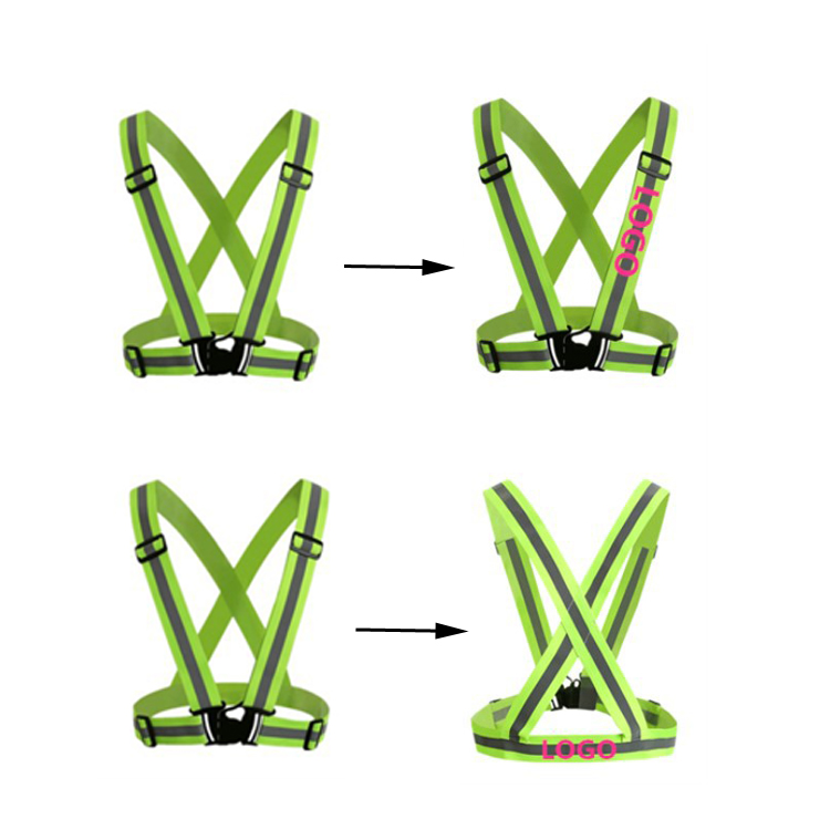 Adjustable Reflective Gear Strap Vest 3