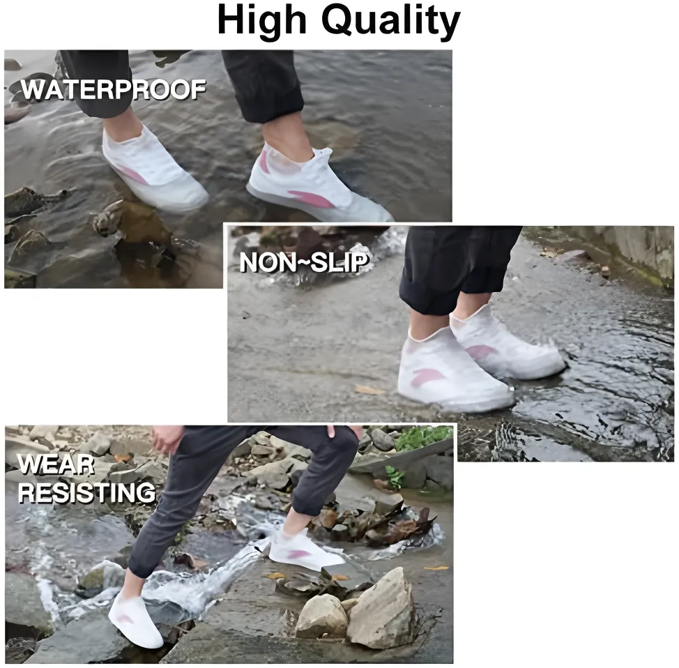 Anti Slip Work Shoe Covers for Medical Industrial Outdoor Safety 5