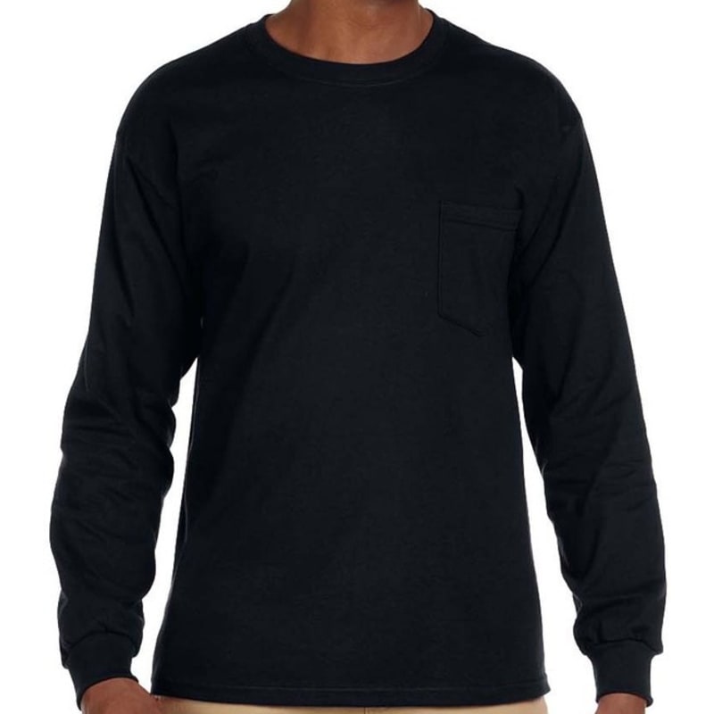 Gildan Ultra Cotton® 6 Oz. Long-Sleeve Pocket T-Shirt 2