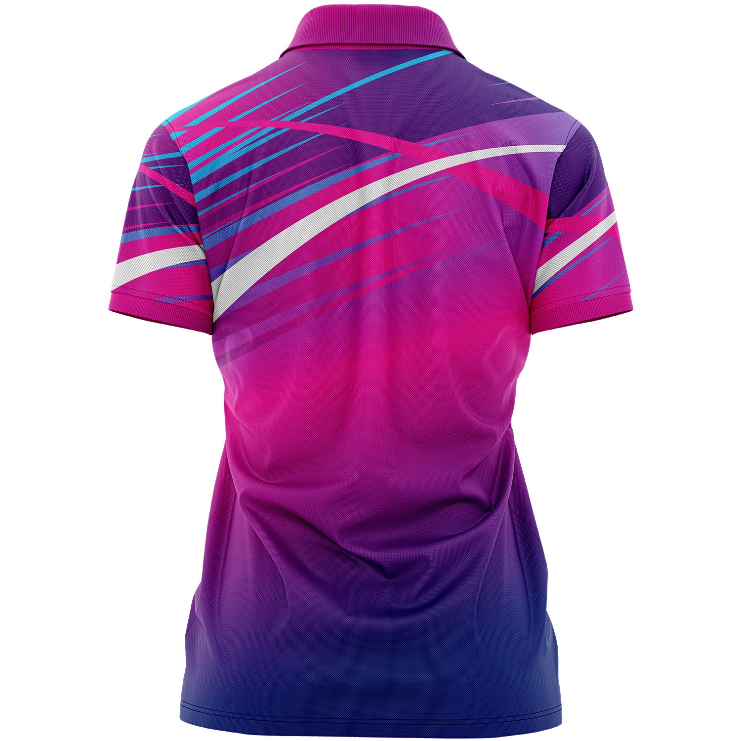 Women's 75D Pique Full Color Sublimation Polo 2