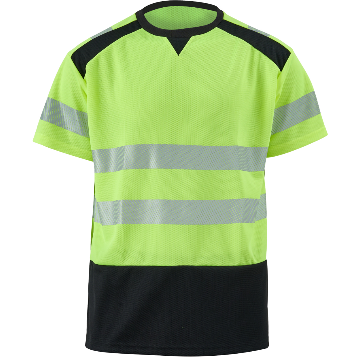 3.8 Oz. Polyester Class 3 Color Block Safety T-Shirt With Segmented Tape 3