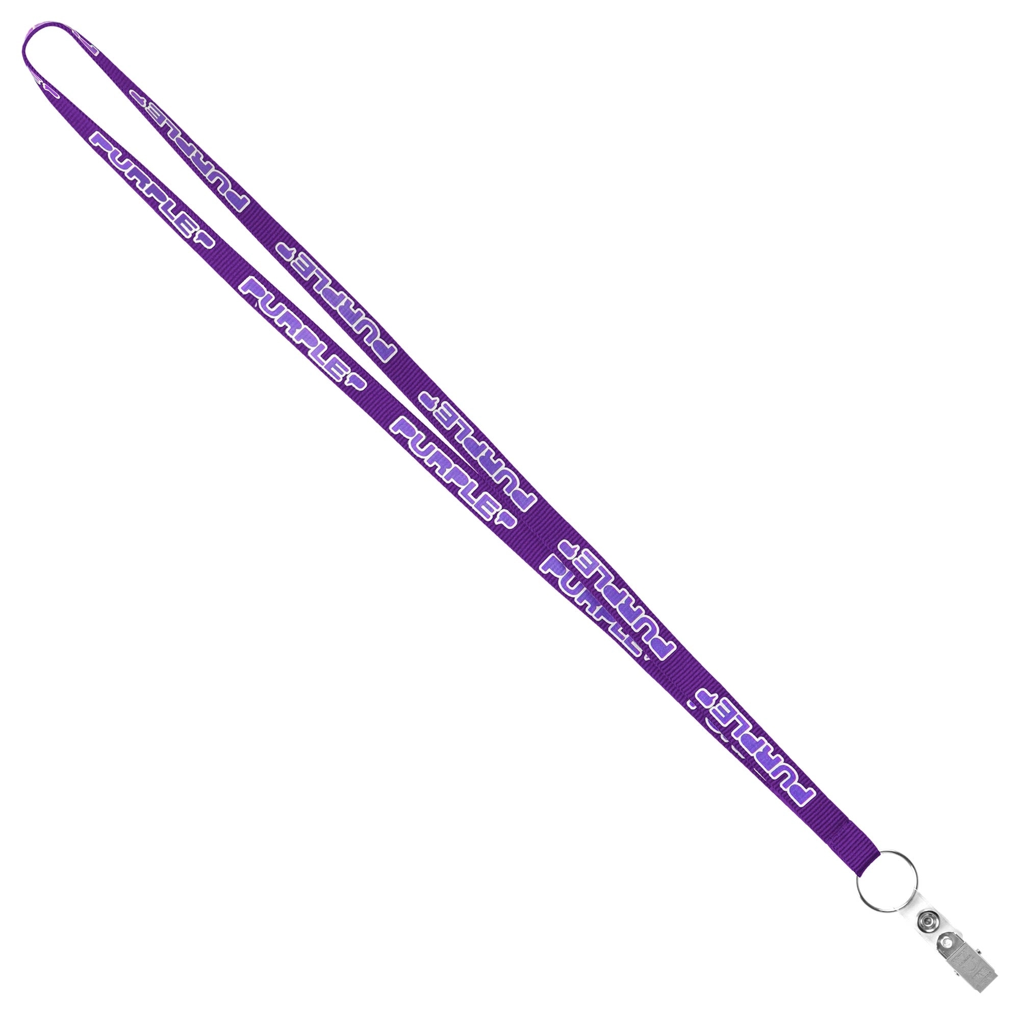 1/2 inch Recycled Econo Lanyard 1