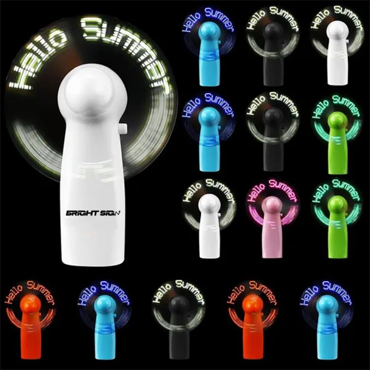 LED Flash Message Fan with Custom Display 1