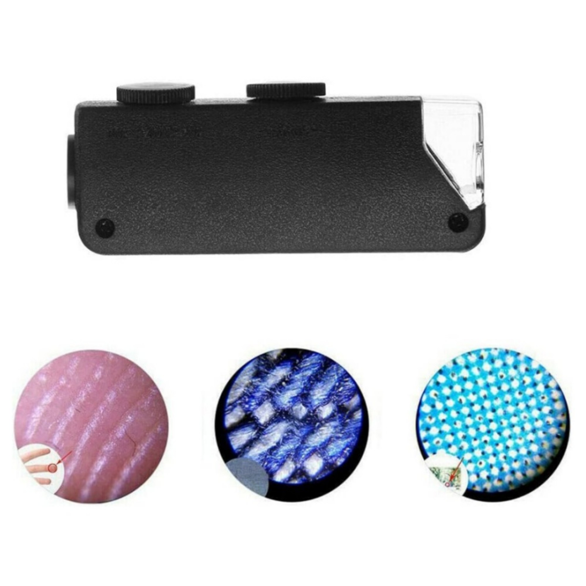 Mini 60X - 100X Zoom LED Lighted Microscope 5