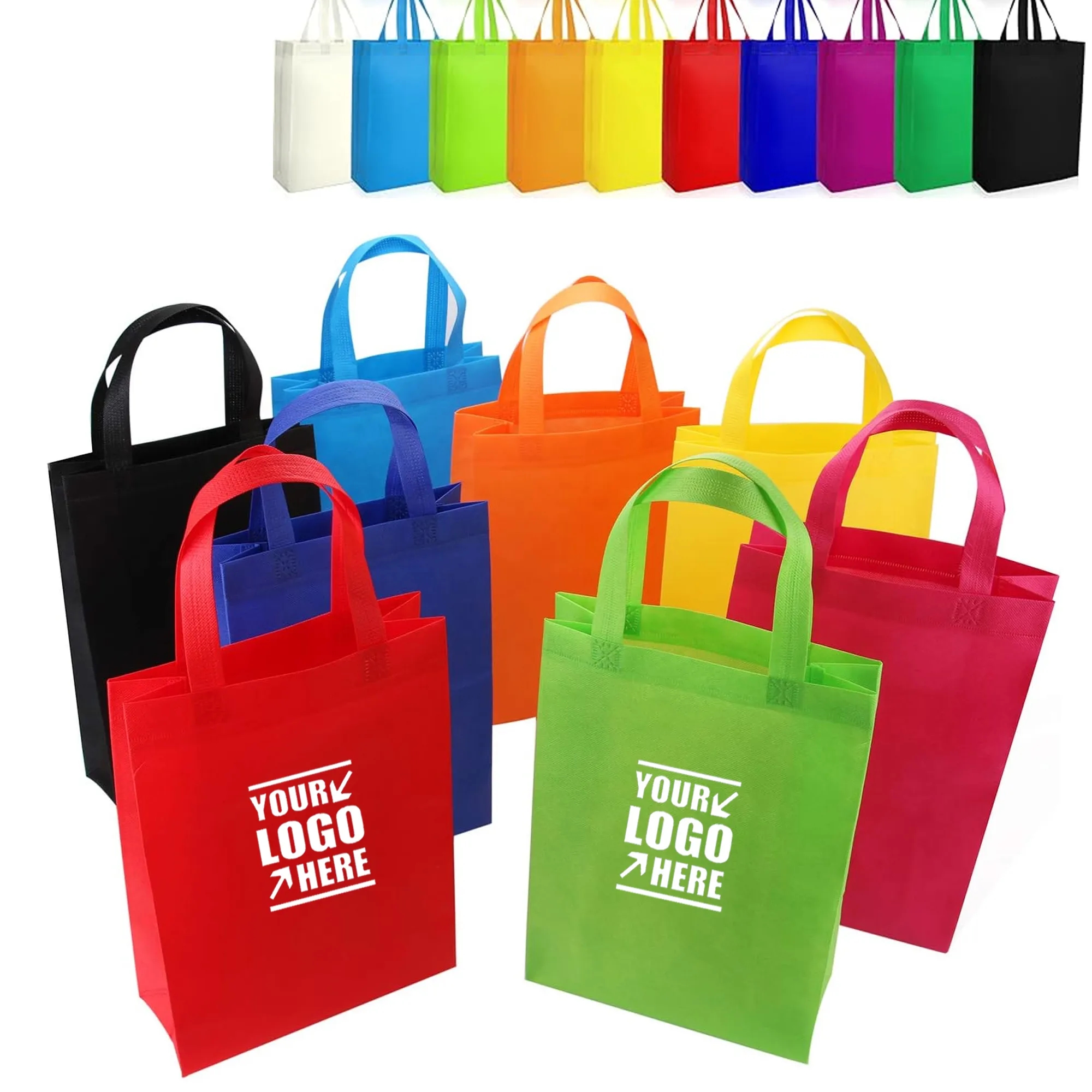 Non Woven Handles Tote Bag Eco Friendly Reusable 2