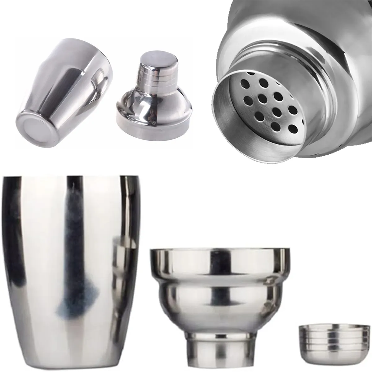 550ml Durable Professional Classic Versatile Cocktail Shaker 3