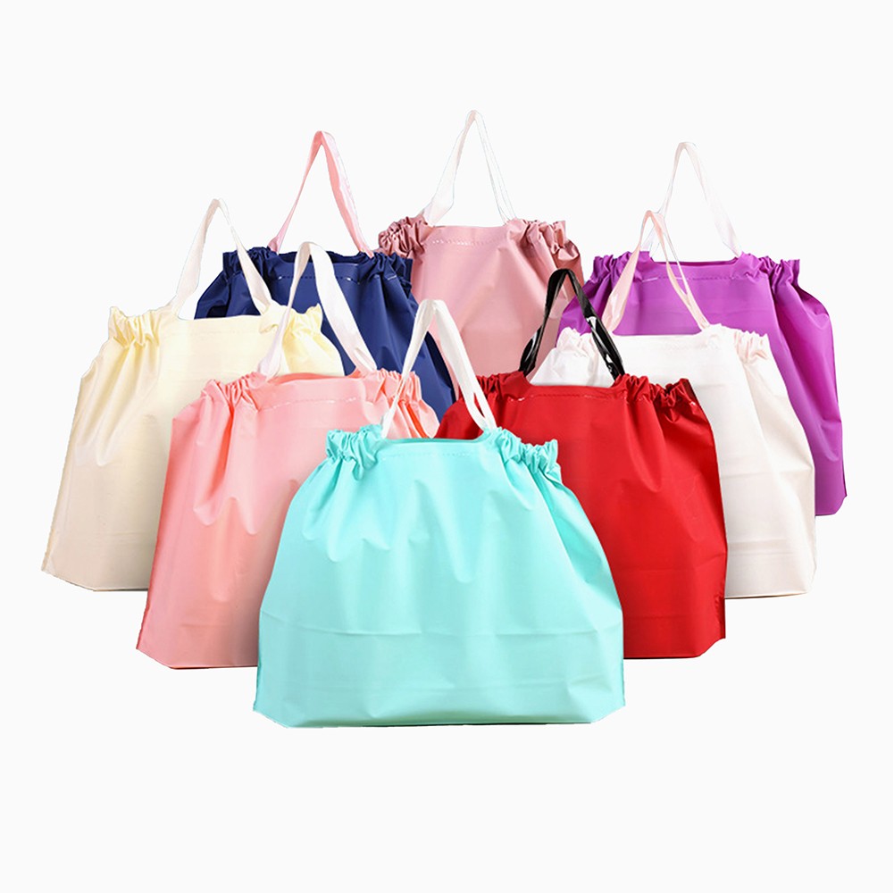 Plastic Drawstring Retail Merchandise Garment Bag 2