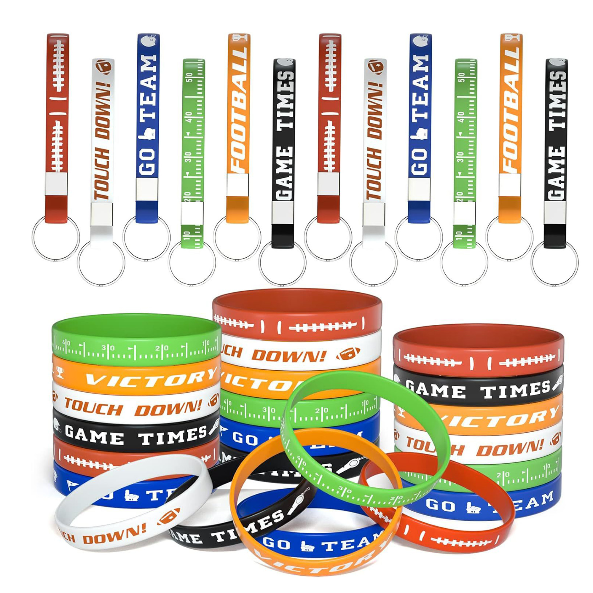 MOQ 50pcs Silicone Key Chain 2