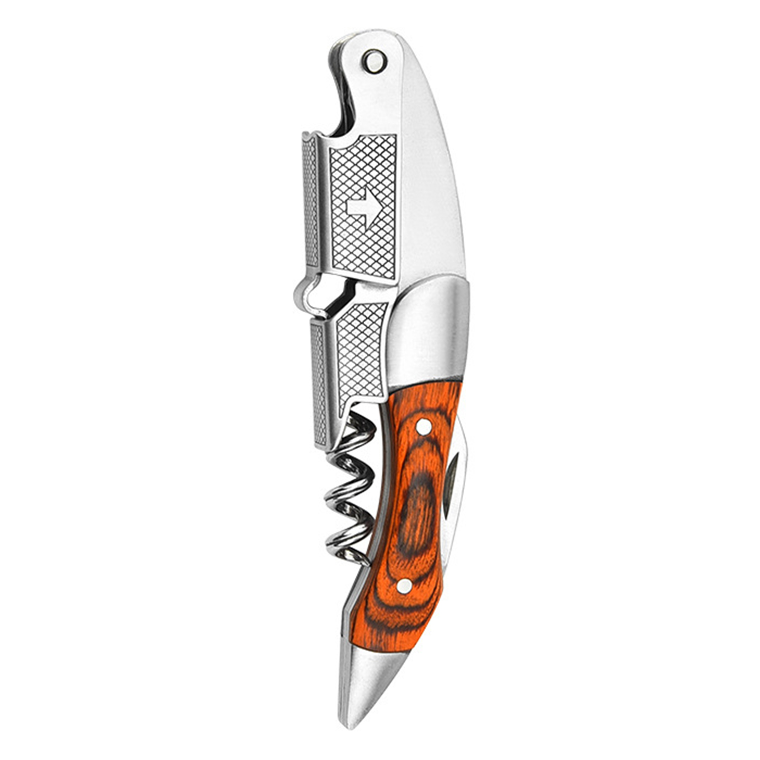 Portable Wine and Beer Bottle Opener with Knife 2