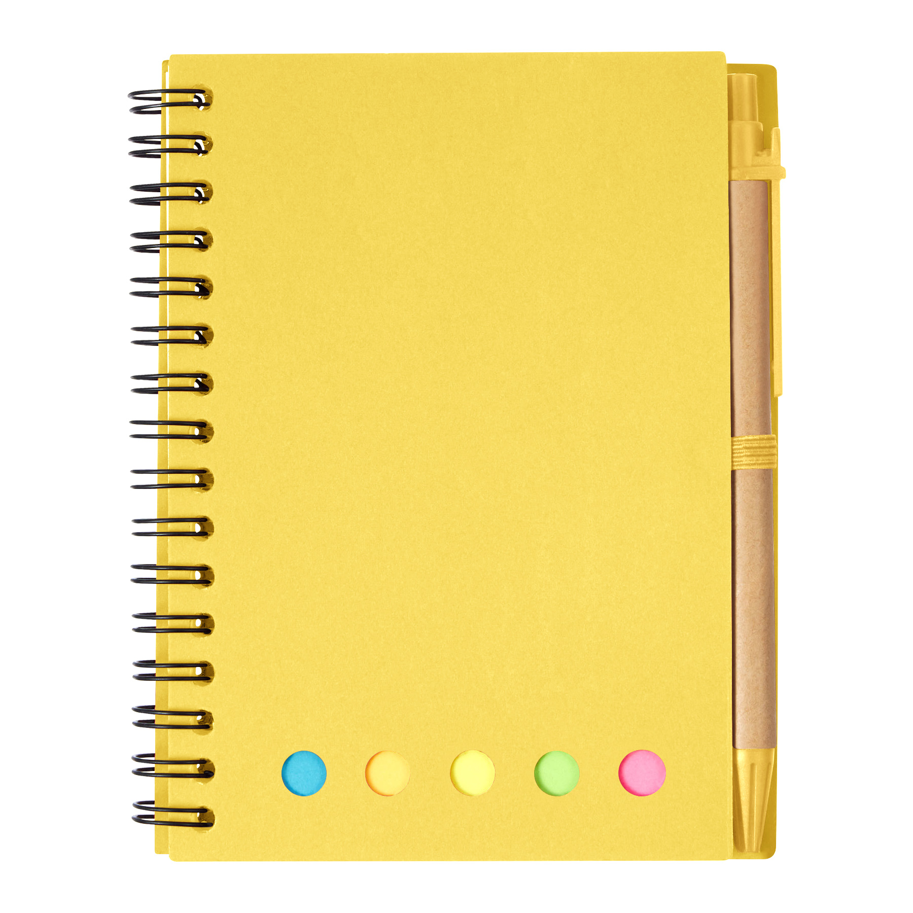 Spiral Notebook With Pen And sticky Notes 10