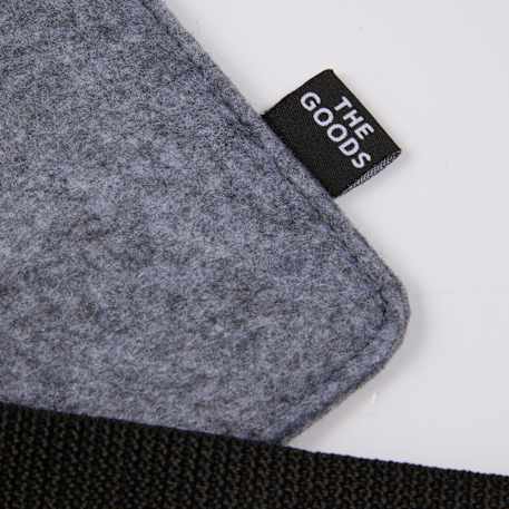 THE GOODS™ Recycled Felt Lanyard Wallet 45