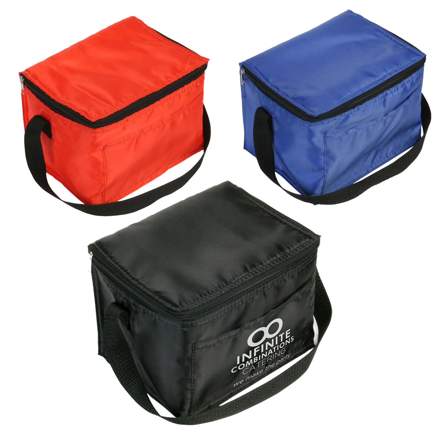 Insulated 6-Pack Nylon Cooler Bag 1