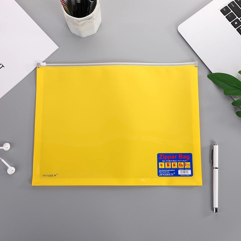 B4 Clear Bag File Folder With Zipper 6