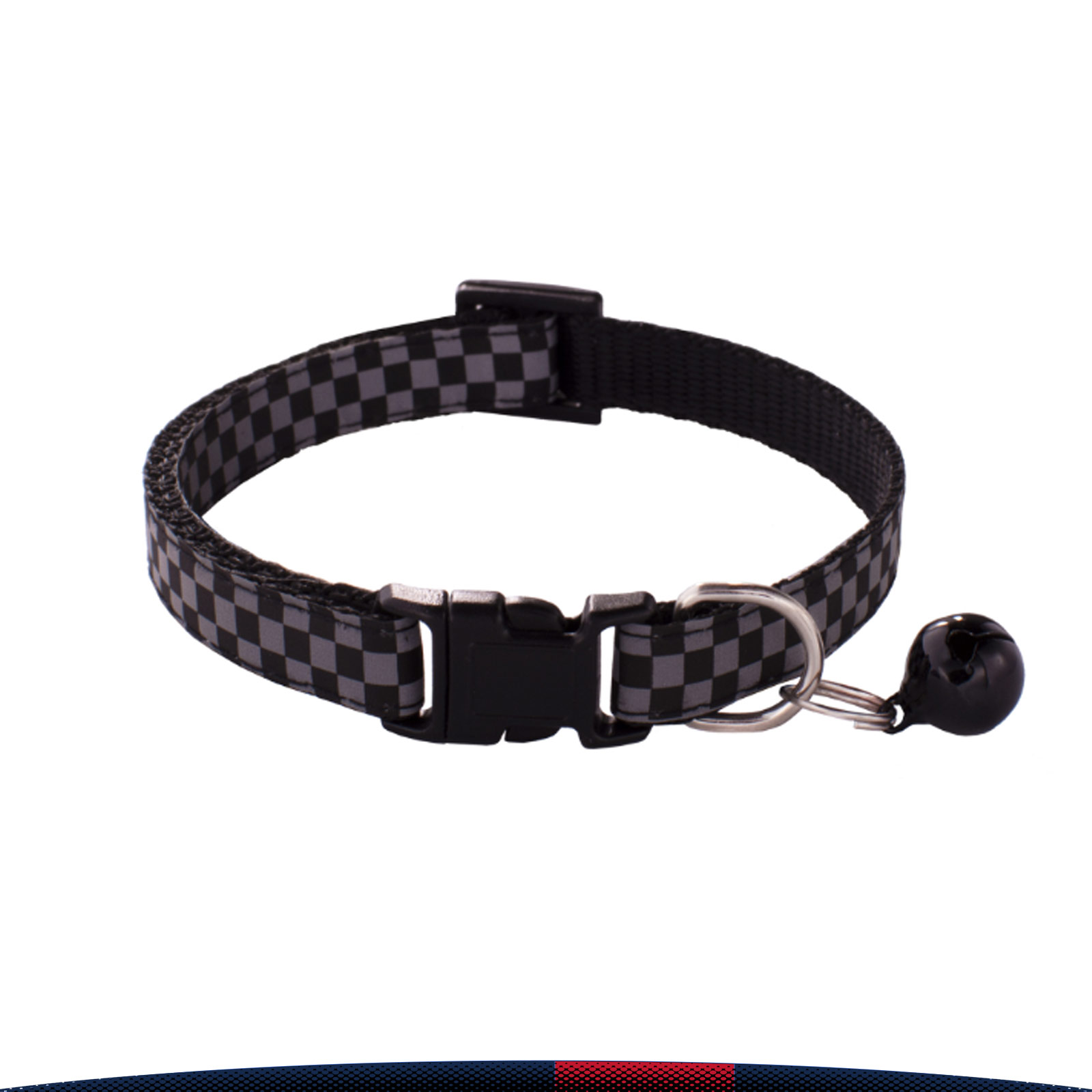 Wagglo Reflective Checkerboard Pet Collar 13