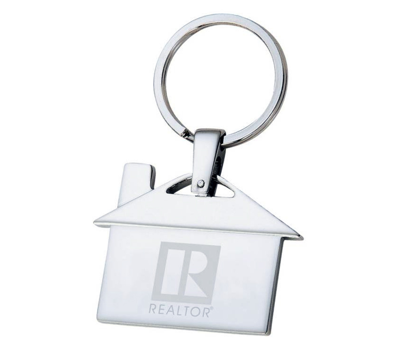 House Shaped Metal Keychain 4