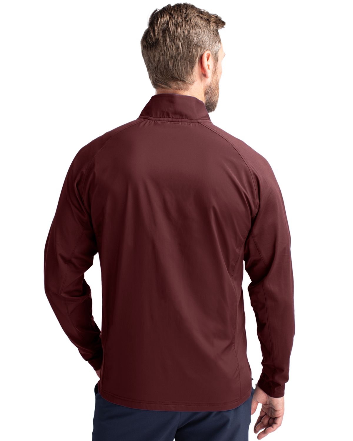 Cutter & Buck Adapt Recycled Soft Knit Stretch Mens Hybrid Full Zip Jacket 21