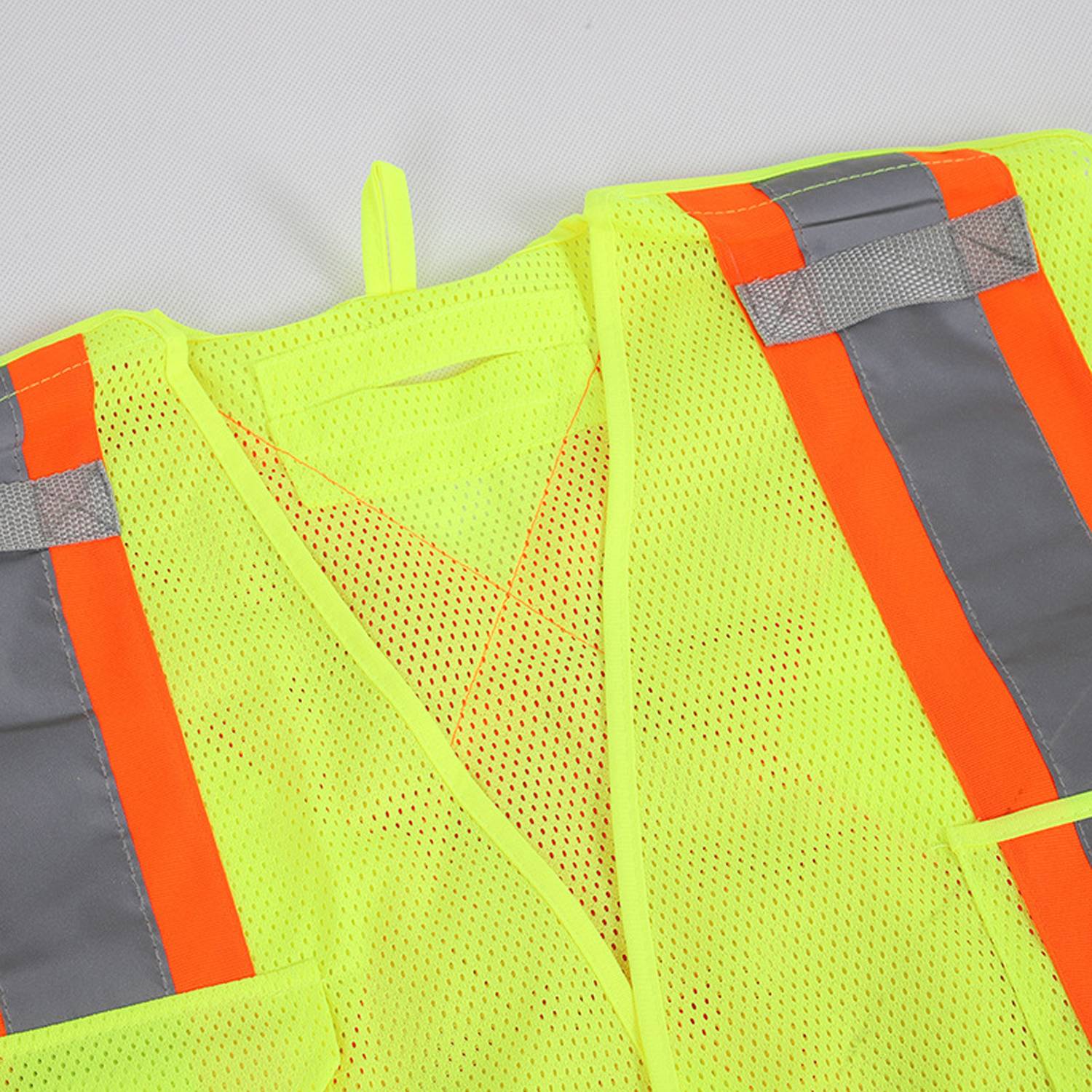 Breathable Polyester Mesh Reflective Safety Vest 4
