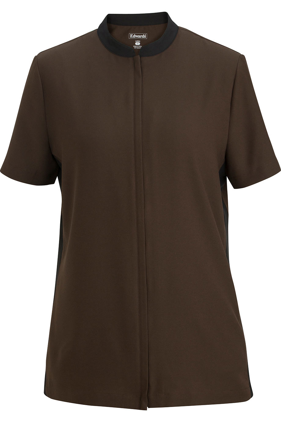 Ladies Essential Soft-Stretch Full-Zip Poly Tunic 3