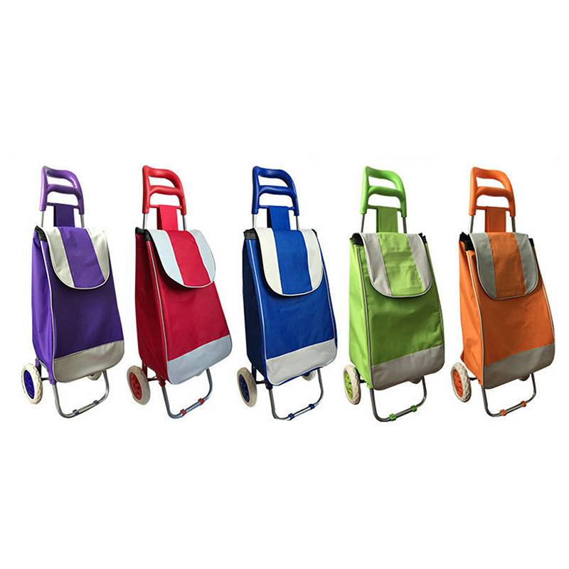 Foldable Shopping Cart For Groceries With Wheels And Bag 3