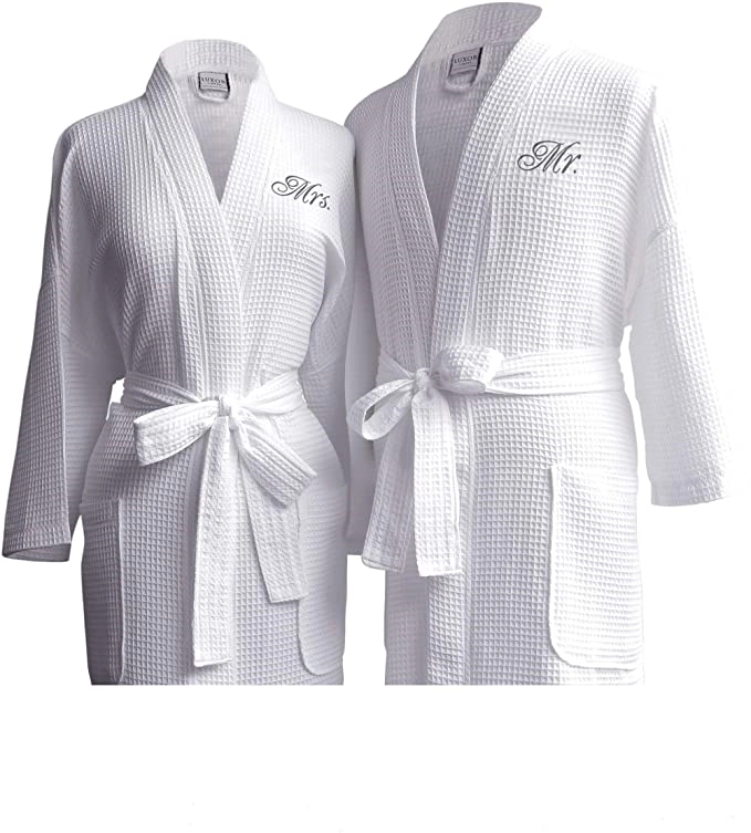 Waffle Weave Spa Bathrobe 3