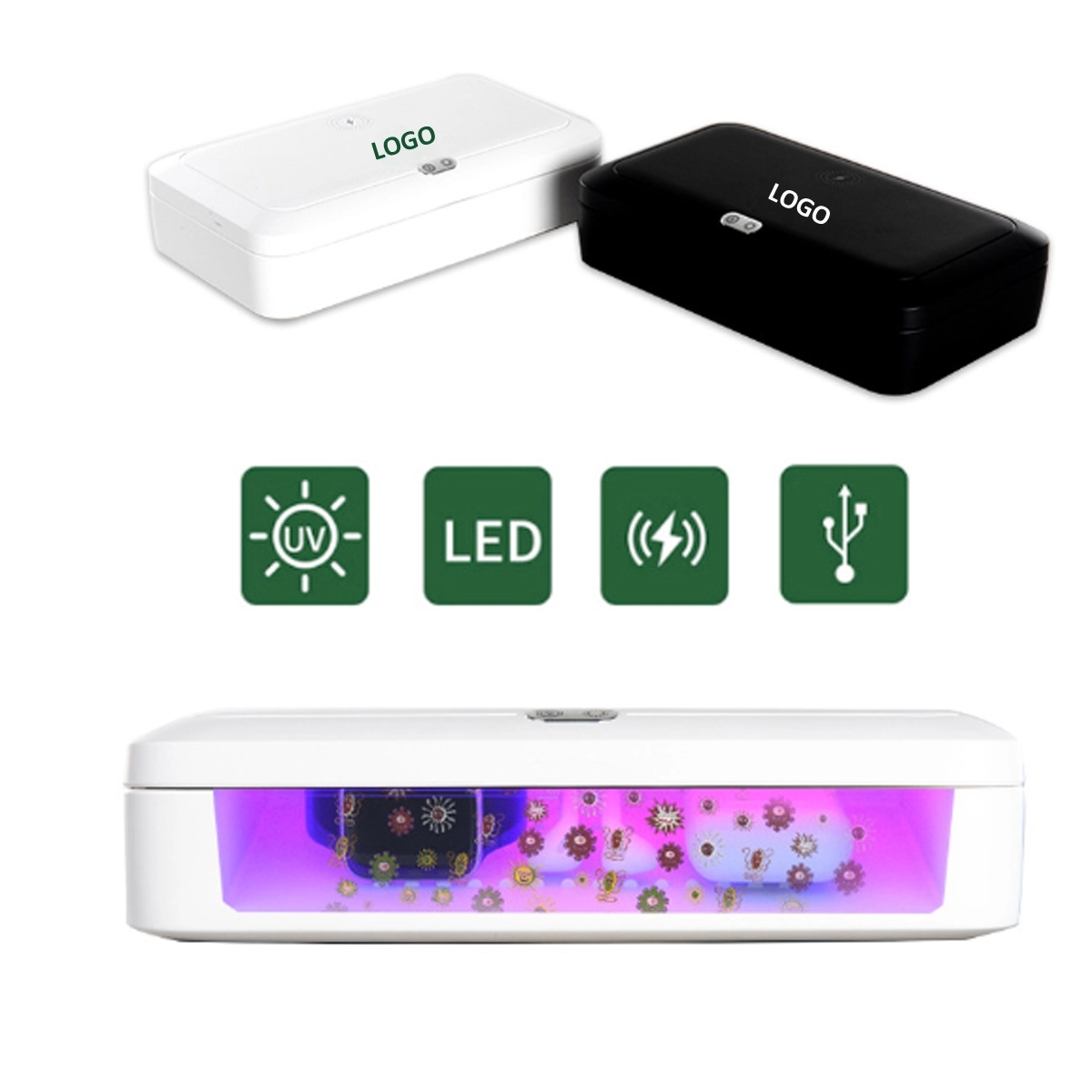 360 Degree Circulating UV Sterilization Box With Charger 4