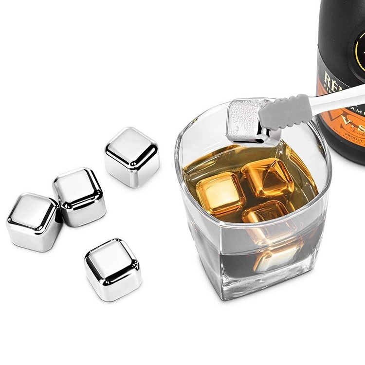 Stainless Steel Chilling Reusable Ice Cubes 4