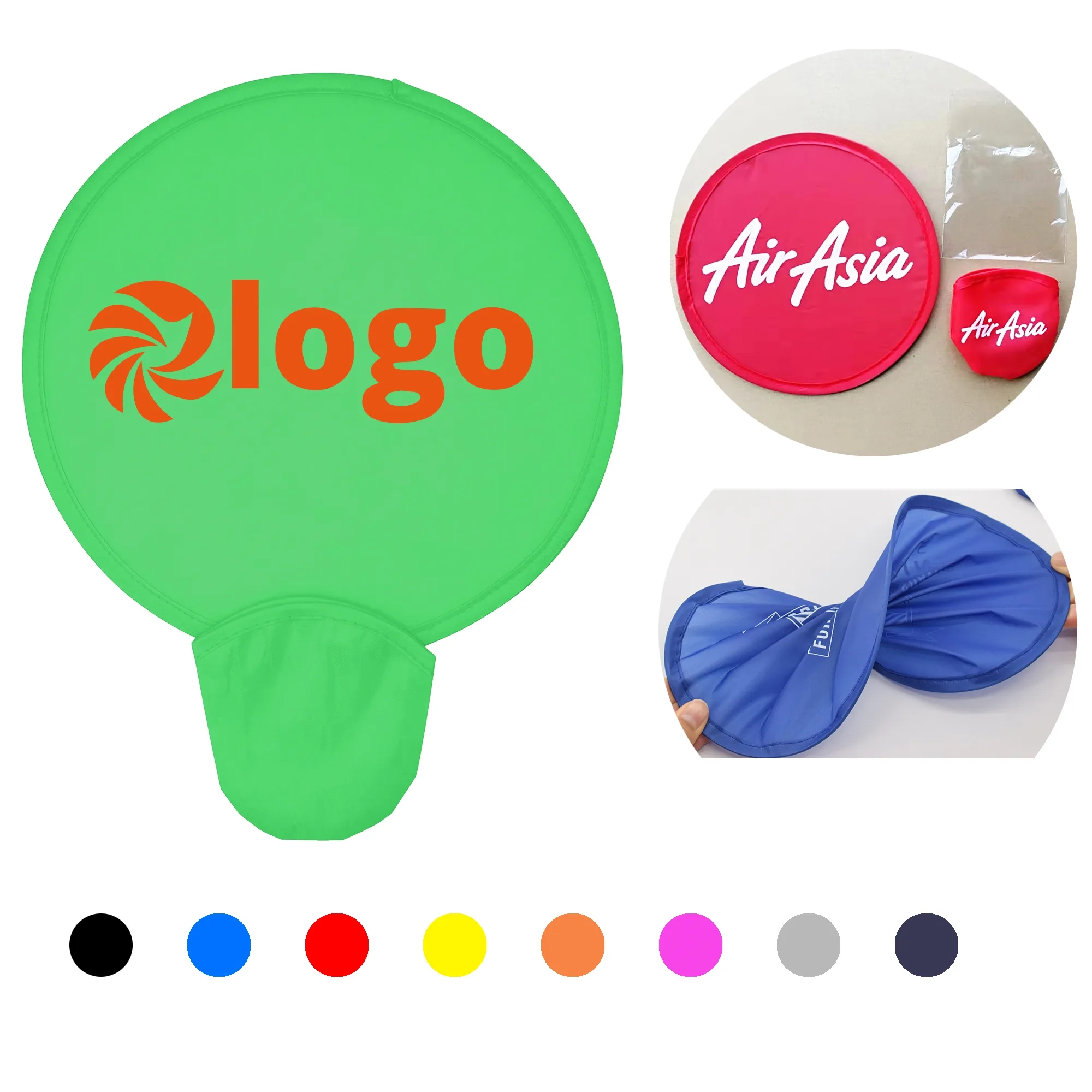 10" Polyester Folding Disc Full Color with Pouch 1