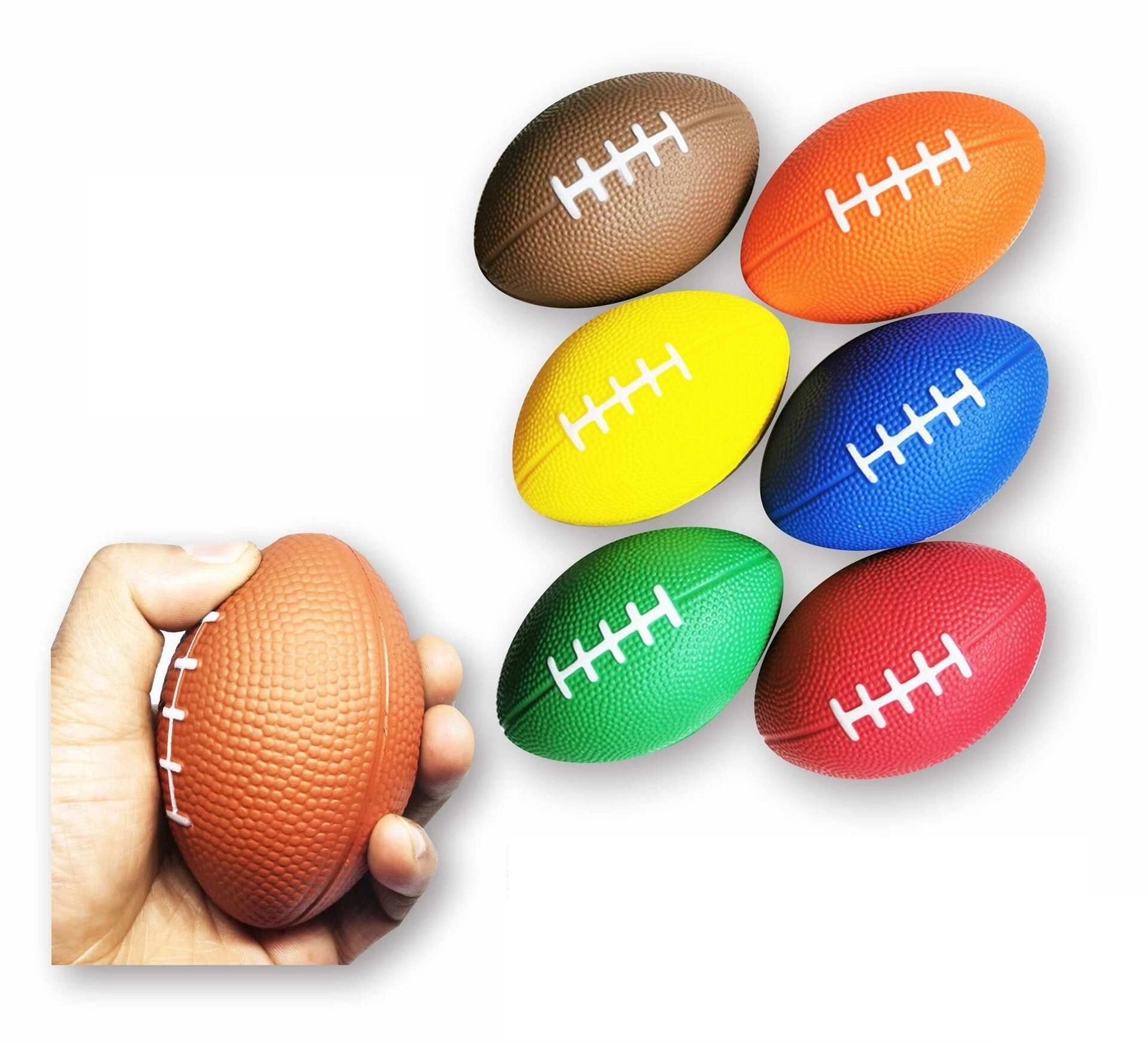 PU Foam Rugby Anti Stress Ball 2