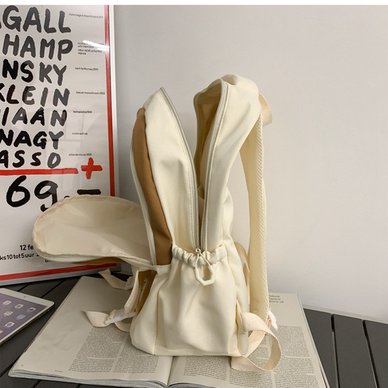 Cute Rabbit Academy Style Schoolbag Backpack 8