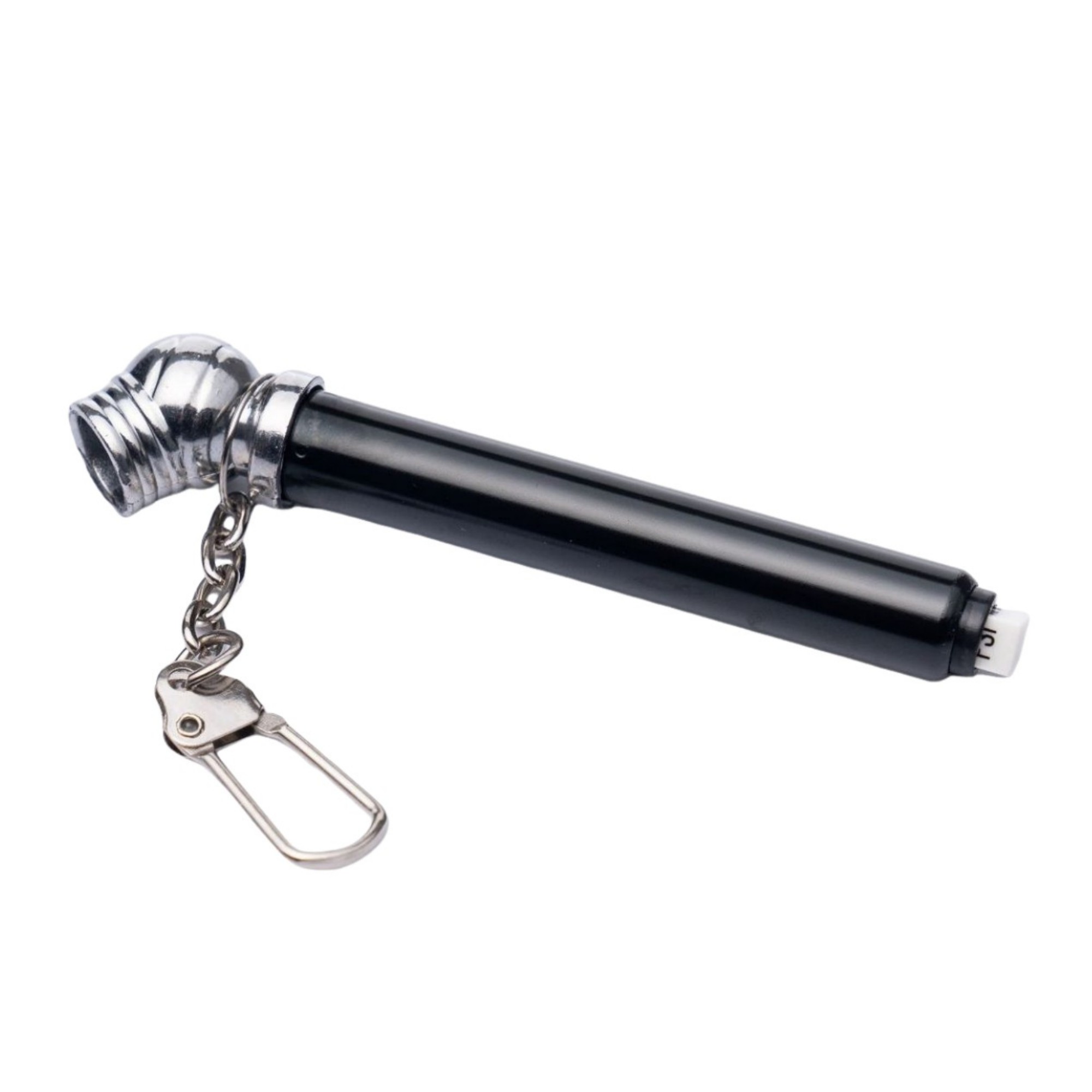 Aluminum Tube Tire Gauge Keychain With Chrome Plated Head 6