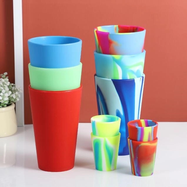 16oz Unbreakable Silicone Tumbler Coffee Cup 1