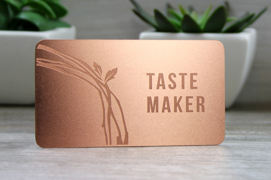 Rose Gold Metal Business Cards 7