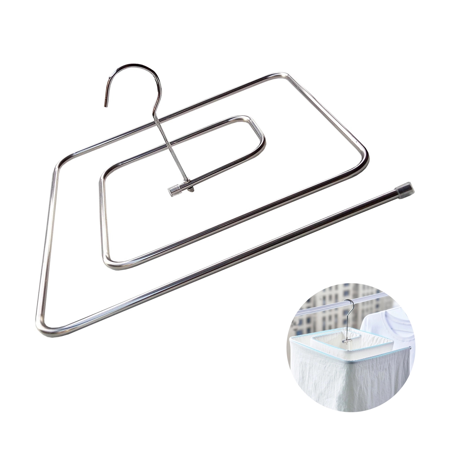 Stainless Steel Quilt Drying Rack 1