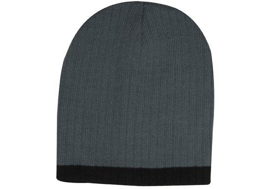 Two Tone Cable Knit Beanie - Toque 4